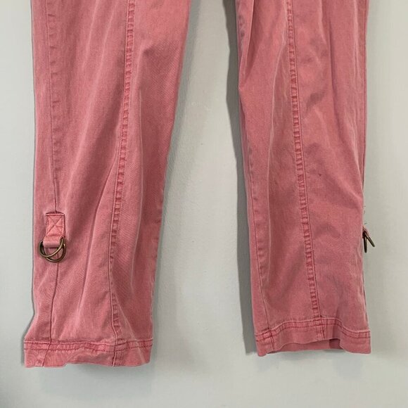 Soft Surroundings Medina pants Pull on elastic waist roll cuff casual ankle pant - Picture 3 of 11